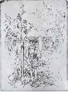 Carl Larsson Esbjorn with his Very Own Apple Tree oil painting reproduction